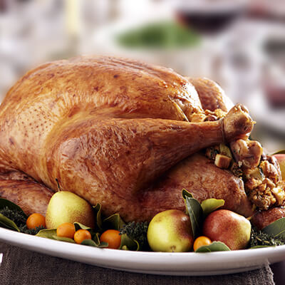 Фаршированная новогодняя индейка