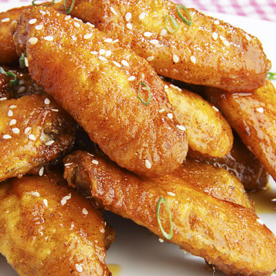 Куриные крылышки в запеченые с медом